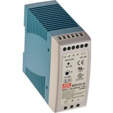 Mean Well Mdr-60-24 MDR6024 24VDC 2.50AMP Dın Rail  Meanwell |