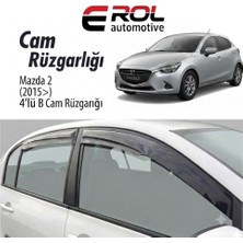 Erol Otomotiv Mazda 2 (2015 ve Sonrası) Uyumlu 4'lü B Cam Rüzgarlığı Takımı