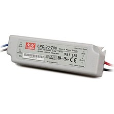 Mean Well LPC-20-700 LPC20700 3~30VDC 700MA IP67  Meanwell