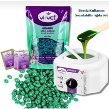 Vivet Soyulabilir Bezsiz Kullanım Boncuk Ağda Azulen Set Depirol Makine
