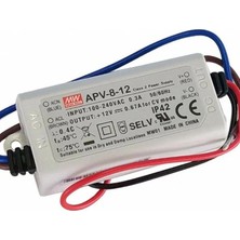 Mean Well Apv-08-12 APV812 12VDC 0.67AMP Meanwell