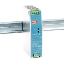 Mean Well Edr-75-24 EDR7524 24VDC 3.2AMP Dın Rail  Meanwell |