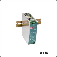 Mean Well MEANWELL EDR-120-24p 24V 5.0A Ray Tipi Güç Kaynağı