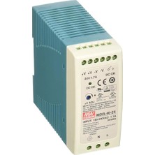 Mean Well MDR-040-24 MDR4024 24VDC 1.70AMP Dın Rail  Meanwell |