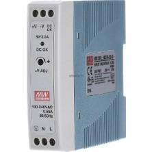 Mean Well MDR-020-05 MDR205 5VDC 3.0AMP Dın Rail  Meanwell |
