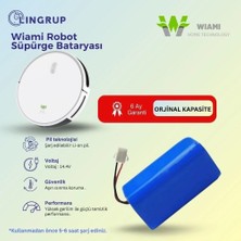 Lin Grup Wiami Fx-10 Robot Süpürge Uyumlu Batarya 5200 Mah -