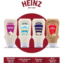 Heinz Mayonez 4'lü Set (Mayonez 400G Sarımsaklı 400G Light 420G Acılı 405 G)