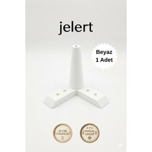 Jelert Masif Gürgen Ahşap 15 cm Beyaz-Tekli, Mobilya Yükseltme Ayağı, Robot Süpürge Uyumlu, 1. Sınıf Gürgen Ağacı, Kanepe Berjer Koltuk Tv Ünitesi Yükseltici Ayak