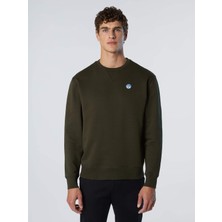 North Sails Regularr Fit V Detaylı Bisiklet Yaka Pamuk Erkek Sweatshirt
