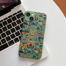 HONTINGA iPhone 14 Plus ile Uyumlu Kılıfı Şeffaf Magsafe Wireless Düşüme Önleyici Basitlik Anti Düşme Kamera Korumali Yaratıcı Desen Silikon Telefon Kılıfı Kadın ve Erkek Için Uygundur K7-1062