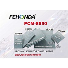 Fehonda PCM8550 Ptm 40X40X025 8.5W/MK Faz Değişimli Thermal Pad/macun