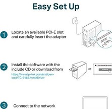 TG-3468, 10/100/1000MBPS Gigabit Pcı Network Adaptör