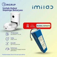 Lin Grup Imilab V1 Robot Süpürge Uyumlu Batarya 6400 Mah -