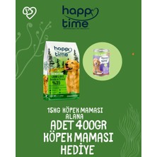 Happy Time Hassas ve Yetişkin Köpekler Için Kuzulu ve Pirinçli Köpek Maması 15 kg
