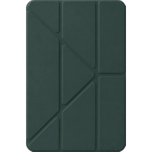 Aydogan's Apple Ipad 2025 10.9 10.nesil (A16) Mera Kalemlikli Tablet Kılıfı - Koyu Yeşil