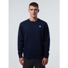 North Sails Regularr Fit V Detaylı Bisiklet Yaka Pamuk Erkek Sweatshirt