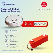 Lin Grup Roborock Q5 Robot Süpürge Uyumlu Batarya 7000 Mah -
