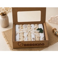 Bebekino %100 Coton 7li Bebek Ağız Silme Mendili 01