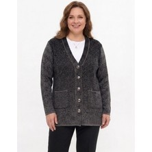 Onno Style Klasik Karyağdı Desen Düğmeli Ceket