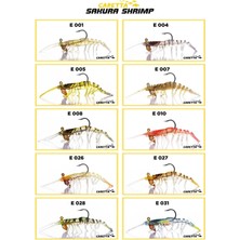 Caretta Sakura Shrimp 6,5g 76MM Silikon Yem