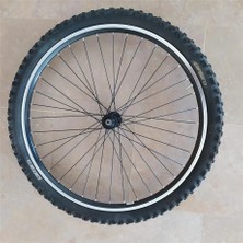 Carraro 26X2.10 Xlc Lastik+Jant Tel Örülü Kalın Tekerlek Dağ V Fren Uyumlu