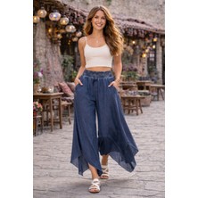Han Tekstil Collection Otantik Bol Paça Pantolon
