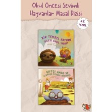 Uçan Kitap 2-5 Yaş Okul Öncesi Sevimli Dostlar Hikaye Seti - Komik ve Eğlenceli Maceralar (2 Kitap Takım)