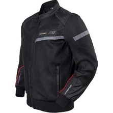 Prosev Sky Hyper Motosiklet Montu Maxdura 600-D Dayanıklı Kumaş Yazlık Fileli Dayanıklı Motorcu Mont
