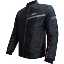 Prosev Sky Motosiklet Montu 4 Mevsim Maxdura 600-D Dayanıklı Kumaş Motorcu Mont Black