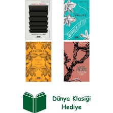 Yapı Kredi Yayınları Marcel Proust 4 Kitap Seti + Dünya Klasiği Hediye