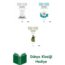 Alfa Yayınları Lev Nikolayeviç Tolstoy 3 Kitap Seti + Dünya Klasiği Hediye
