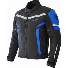 Prosev CE2150 4 Mevsim Motosiklet Montu Siyah-Mavi Motorcu Mont