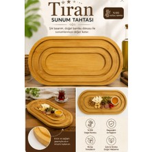 Akn Doğal Bambu Sunum Tabağı