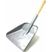 Hırdavat Metal Ahşap Saplı Geniş Kürek Moloz Çöp Kömür Küreği Soba Küreği Faraş