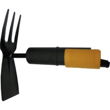 Fiskars Quikfit, Çift Çapa, Cihaz Başlığı, Uzunluk: 18,5 Cm, Çelik Başlık, Siyah/turuncu, 1000735
