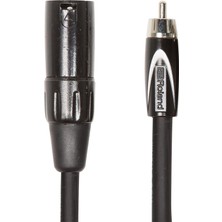 Roland Black-Serie Verbindungskabel – Xlr (Männlich) Auf Cinch, Länge: 1,5m – Rcc-5-Rcxm