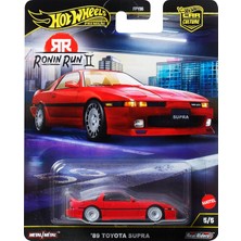 Hot Wheels Premium Araba Kültürü Koleksiyon Oyuncak Araba, 1:64 Ölçekli Döküm Toyota Supra A70, Roni