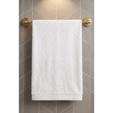 Anılsan Alina Banyo Havlusu 100X145 cm - Beyaz %100 Pamuk