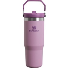 Stanley Iceflow Flip Straw Tumbler Pipetli Termos Su Şişesi 0.89 Litre - Lilac | Paslanmaz Çelik | 1