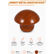 Nublado Mantar Düğme Kulp Armut Metal 30 mm Çekmece Dolap Gardırop Mutfak Vestiyer Mobilya Kulpu Tek Vidalı Ergonomik Dekoratif Minimalist Tasarım 1 Adet