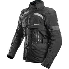 Scoyco NF2500 Motosiklet Montu 4 Mevsim Uzun 600-D Dayanıklı Kumaş Airbag Teknelojisi Motorcu Mont Black