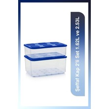 Tupperware Tupperware Şeffaf Buzdolabı Saklama Kabı 2'li Set