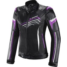 Scoyco JK153W Motosiklet Montu Kadın 4 Mevsim Oxford 600-D Dayanıklı Kumaş Deri Women Motorcu Mont Purple
