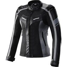 Scoyco JK152W Motosiklet Montu Kadın 4 Mevsim Dayanıklı PU Kumaş Motorcu Mont Women Grey