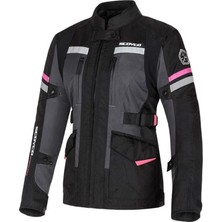 Scoyco JK122 Motosiklet Montu Kadın 4 Mevsim Oxford 600-D Dayanıklı Kumaş Motorcu Mont Women Black