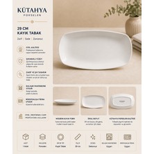 Kütahya Porselen 29 cm. Kayık Tabak