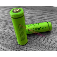 Delixa 2'li Şarjlı Pil Aa Kalem Ni-Mh 2700MAH 1 Kart 2 Adet Şarzlı Şarjlı Tansiyon Aleti Pili