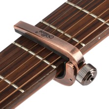 Alice Klasik Akustik Kapo Ayarlanabilir Yastıklı Bronz Ukulele Saz Bağlama Kapo Capo