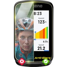 Delixa Magene C606 Navigation Gps Bisiklet Bilgisayarı Için Anti-Glare Parlama Önleyici Mat Ekran