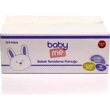 Delixa Baby Me Bebek Temizleme Pamuğu 15X60 Adet